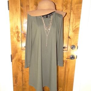 Green Long Sleeve Dress